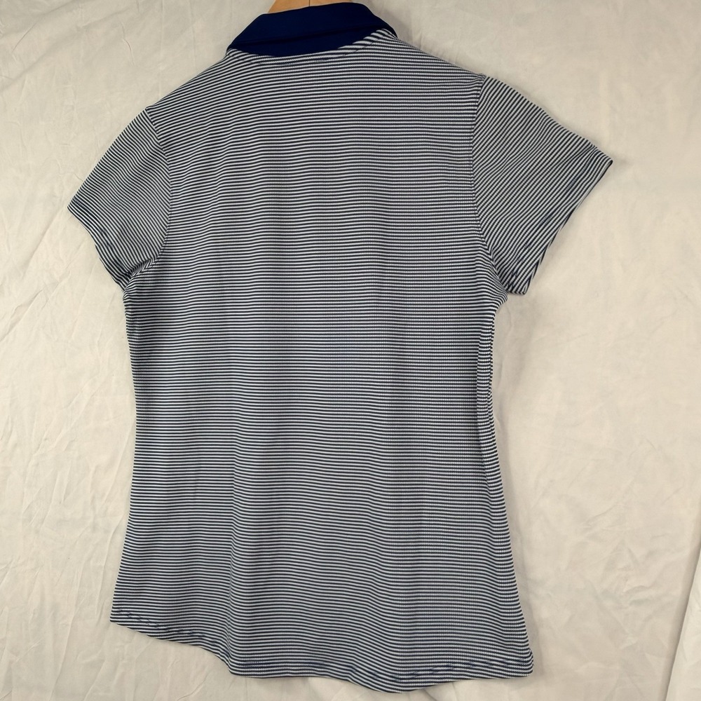 Vineyard vines Women's Performance Pique Polo ROYAL OCEAN SZ-M NWT (PTP 19.5in) - Picture 12 of 16